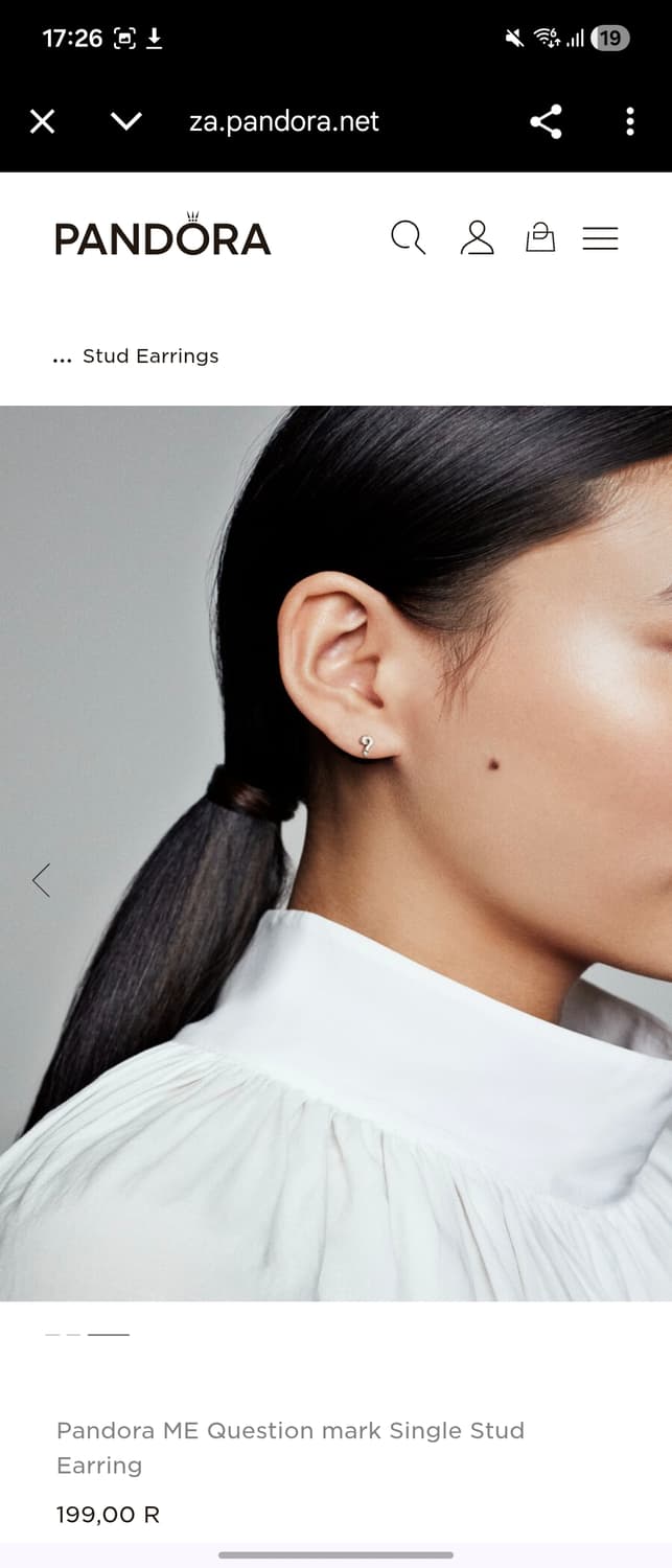 판도라 한정판 물음표 귀걸이 상품이미지7