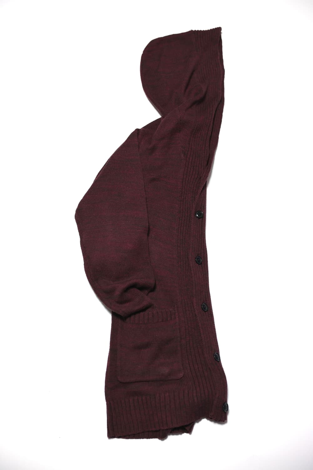 Michel Klein Burgundy Hooded Knit 상품이미지7