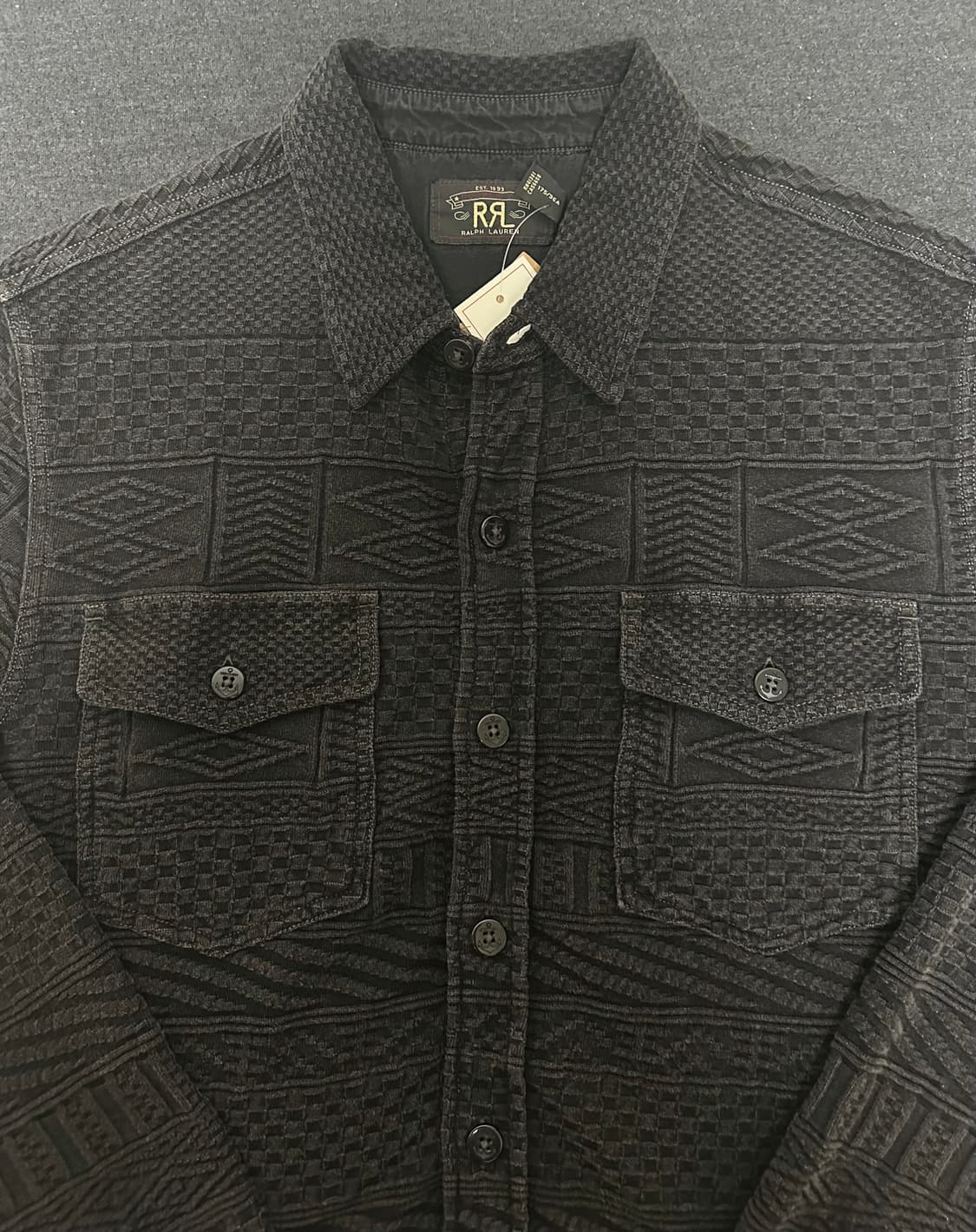 RRL 25FW 자카드 워크셔츠자켓 [새상품] M 판매 상품이미지6