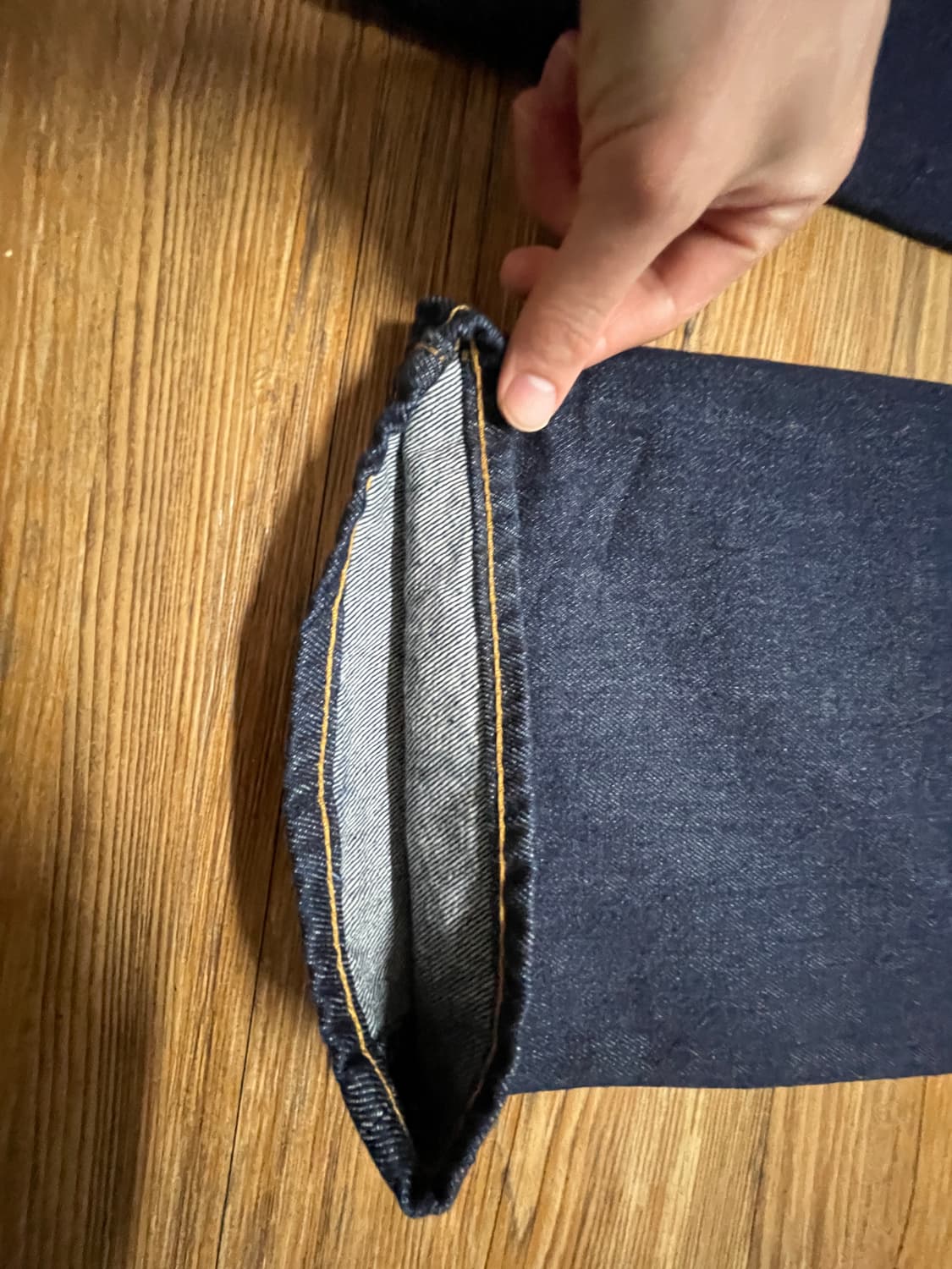 (새상품) 568 루즈 스트레이트 진_29037-0078 32-32  상품이미지5