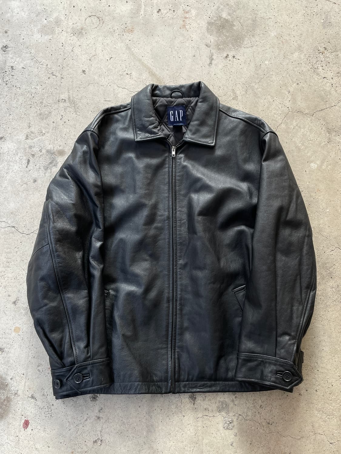 90s Old GAP Leather Jacket 상품이미지3