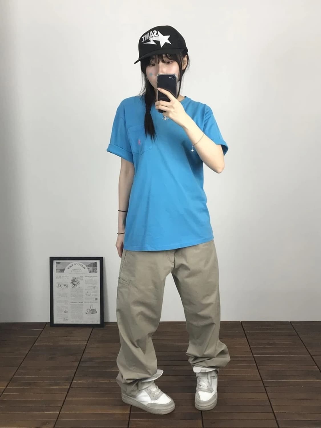 Polo Ralph Lauren Blue Pocket Tee 상품이미지1