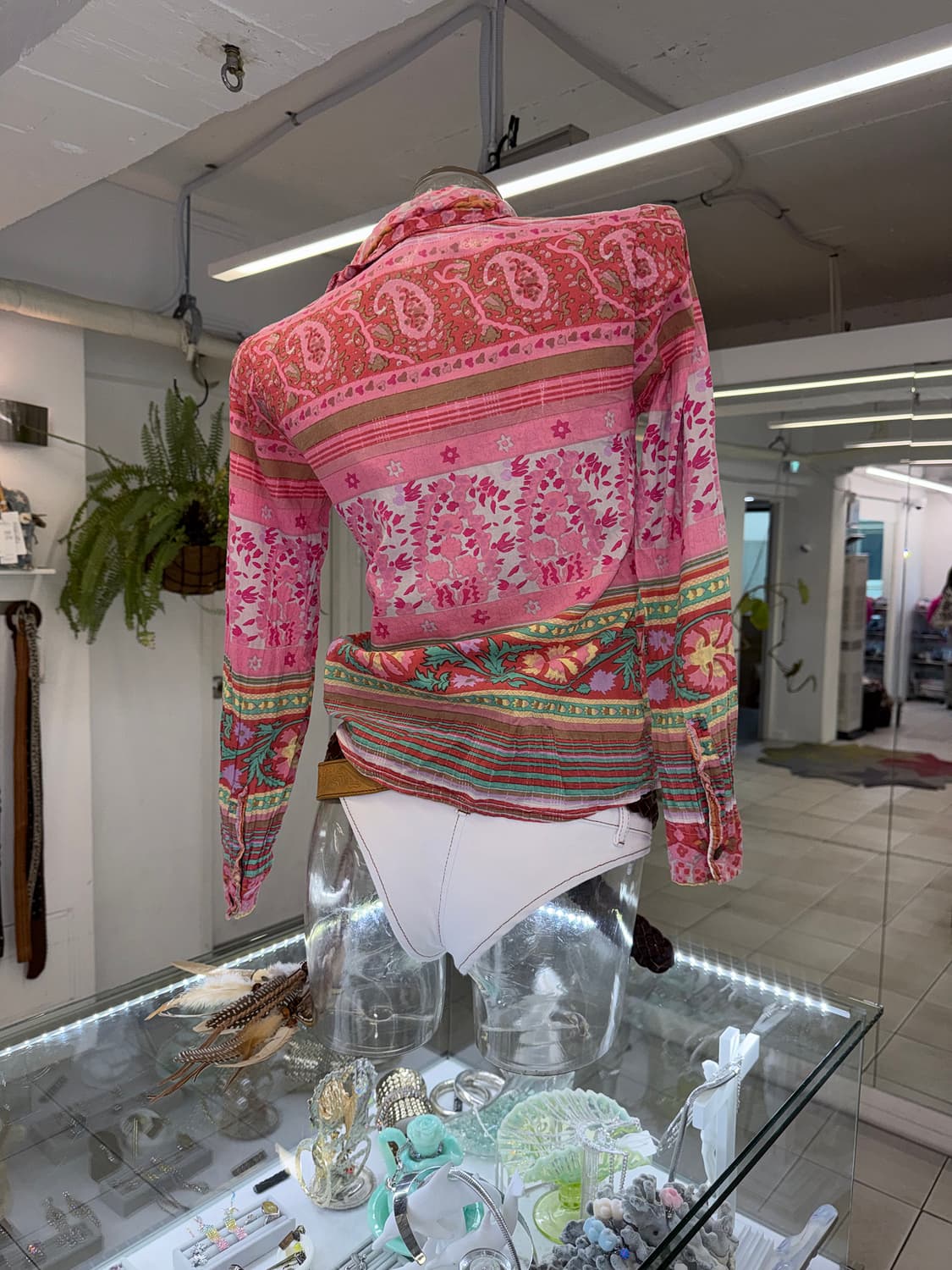 pink ethnic shirt 상품이미지4