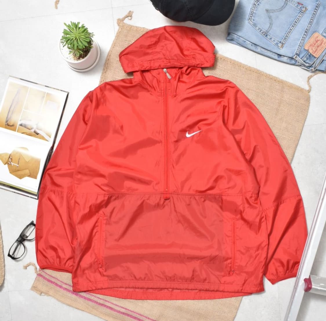 나이키 올드스쿨 빈티지 바람막이 윈드브레이커 아노락 점퍼  N659 상품이미지2