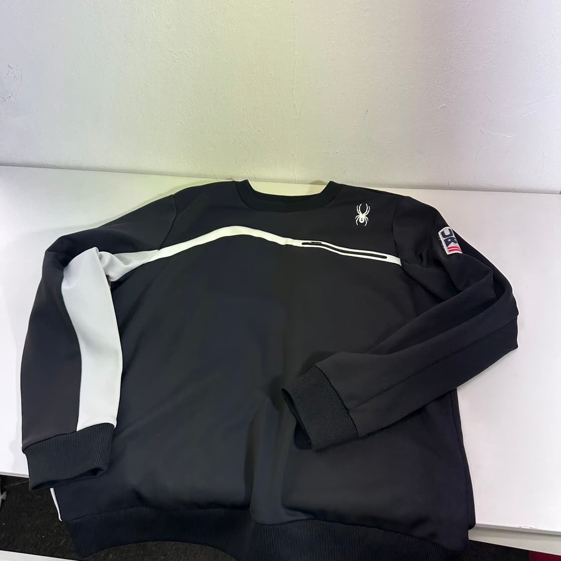 L 스파이더 블랙 US스키팀 맨투맨 상품이미지2