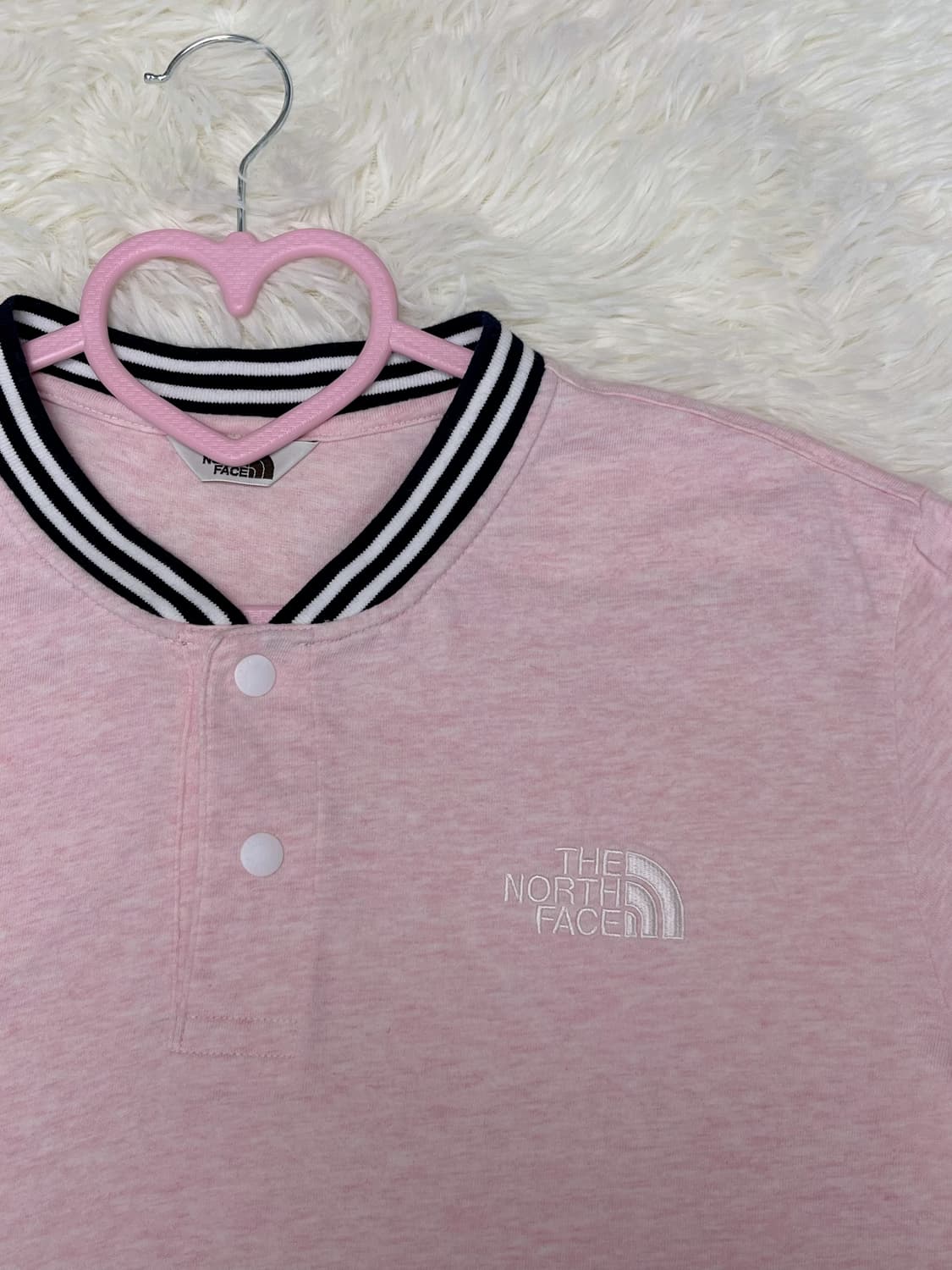 노스페이스 베이비 핑크 반팔티 상품이미지3