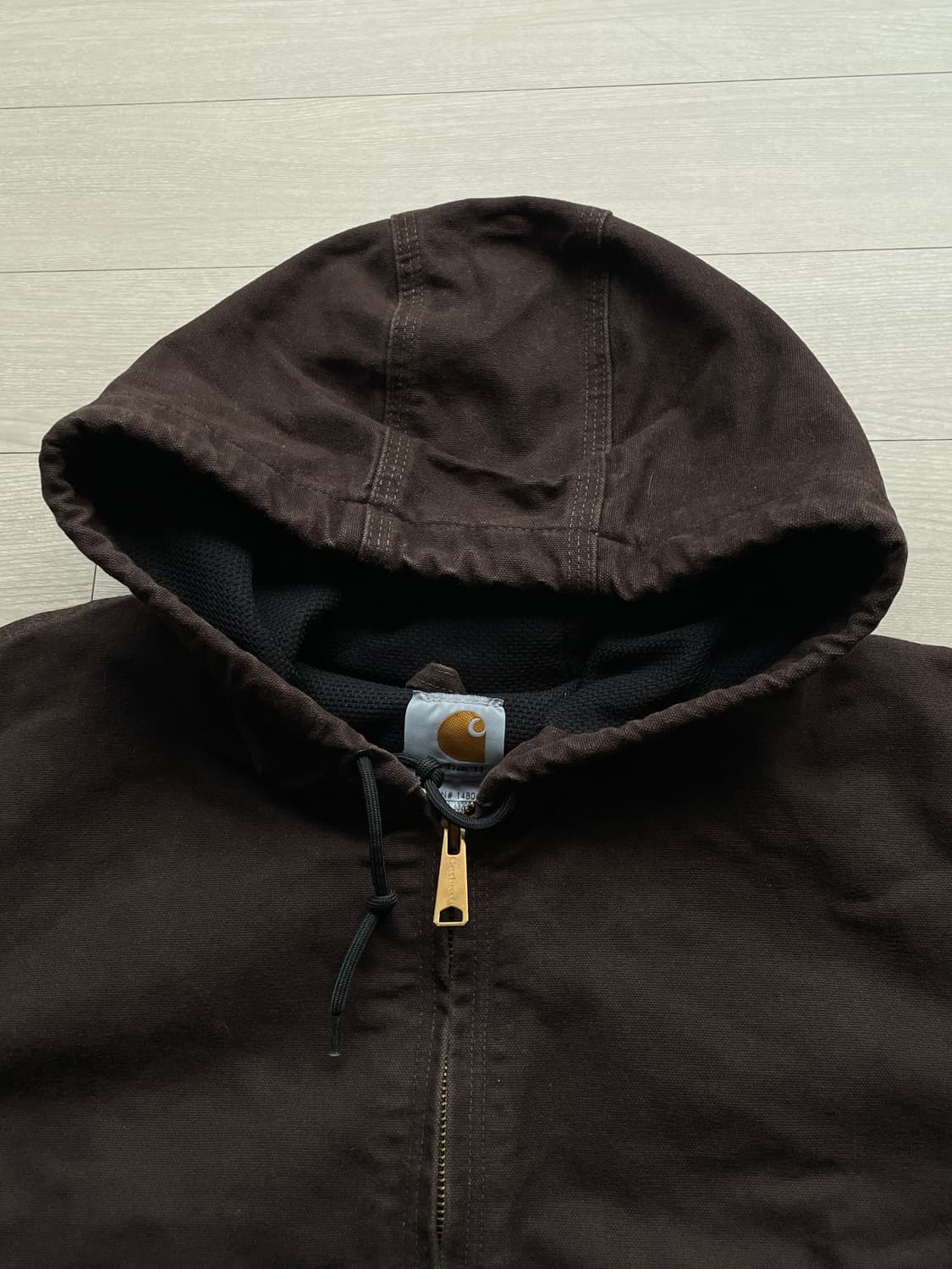 칼하트 J25 DKB 다크브라운 액티브 자켓 상품이미지4