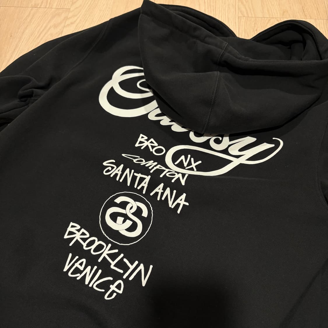 스투시 월드투어 후드 L 상품이미지5