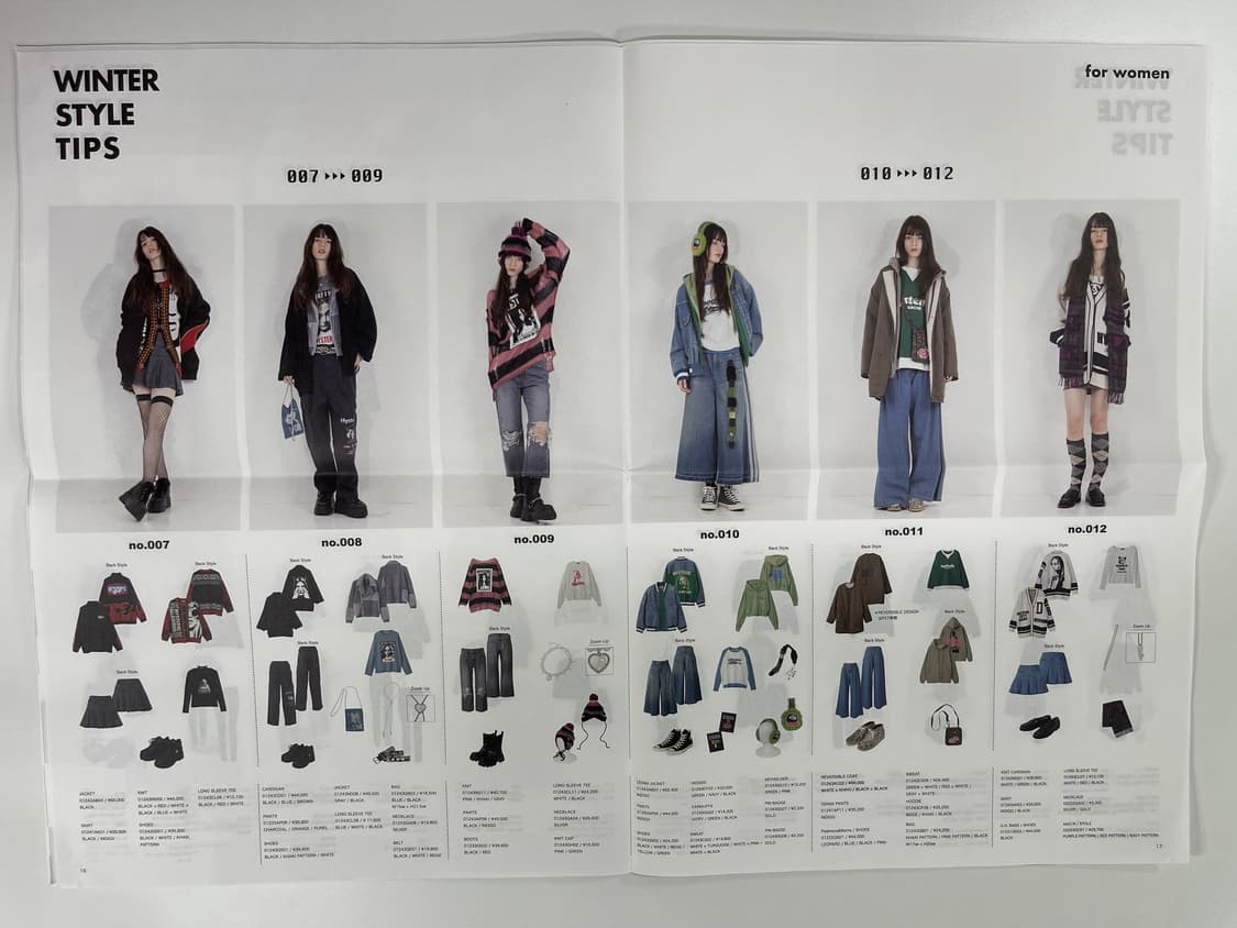 히스테릭글래머 시즌 매거진 브로셔 B 세트 HYSTERIC GLAMOUR 상품이미지5