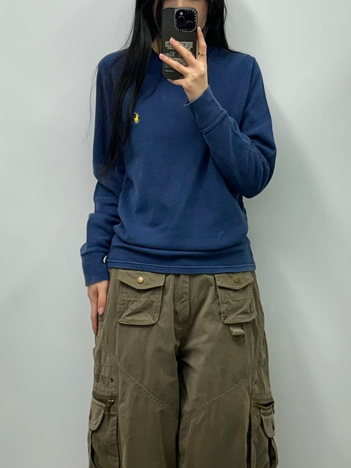 폴로 랄프로렌 신형 네이비 와플 니트 상품이미지1