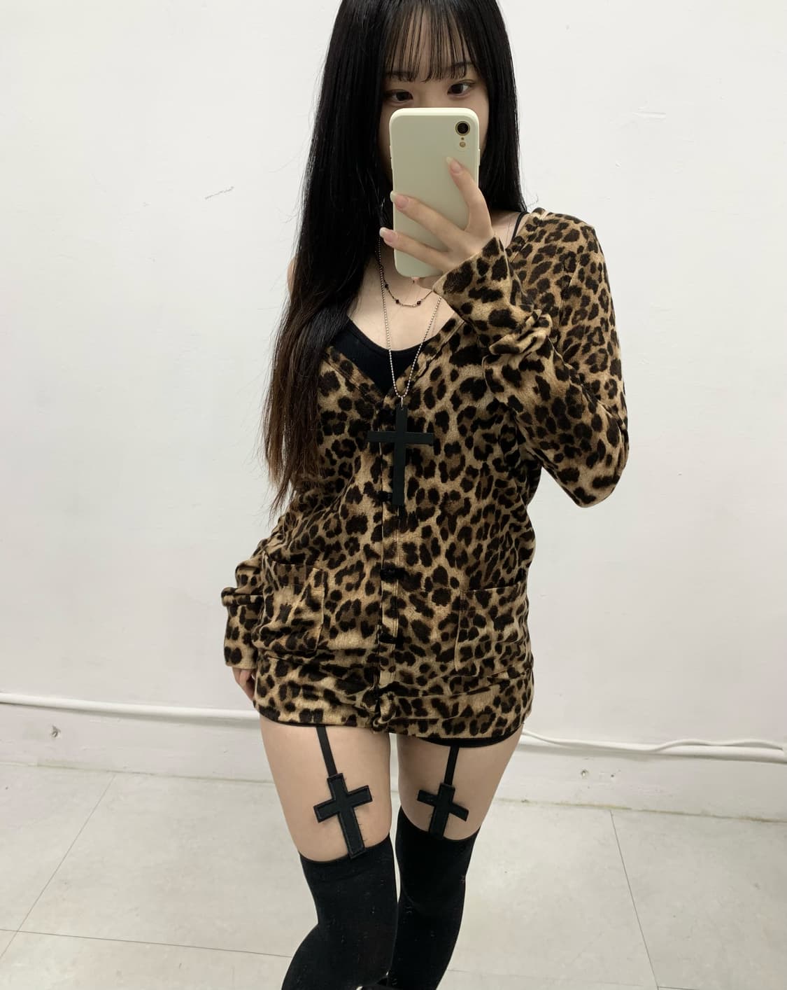 [CRAZY ANGEL] 오네갸루 레오파드 가디건 상품이미지2