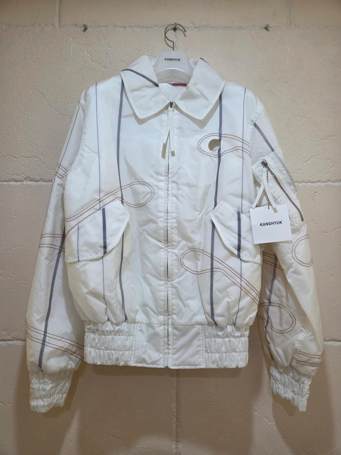 강혁 에어백 봄버 자켓 S사이즈 새상품 상품이미지1