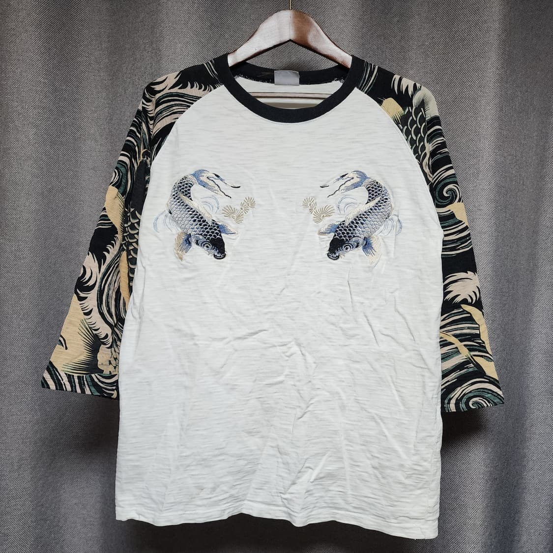 오리엔탈 나그랑 7부 잉어자수 롱슬리브 상품이미지2