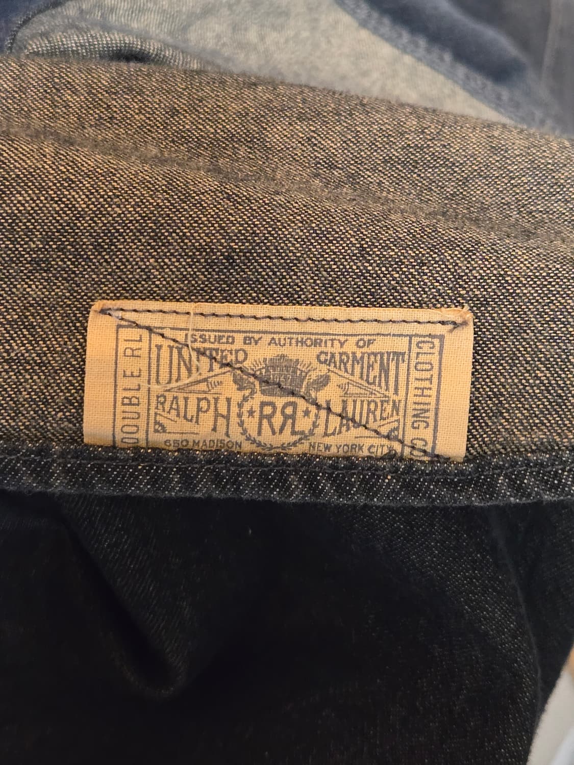 Rrl 임브로이더 셔츠 m 상품이미지4