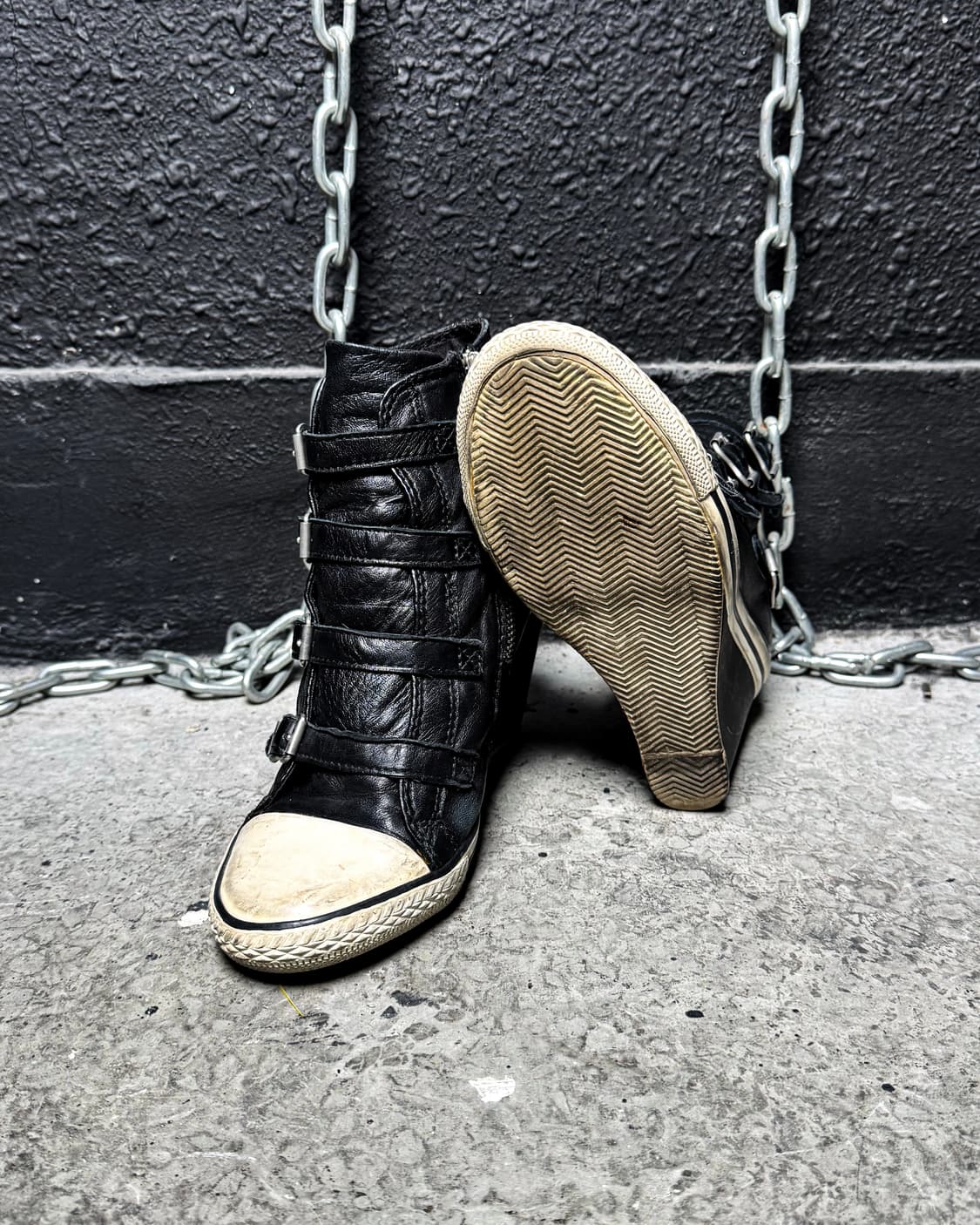 ASH – Buckle Strap Wedge Sneakers Heel  상품이미지10