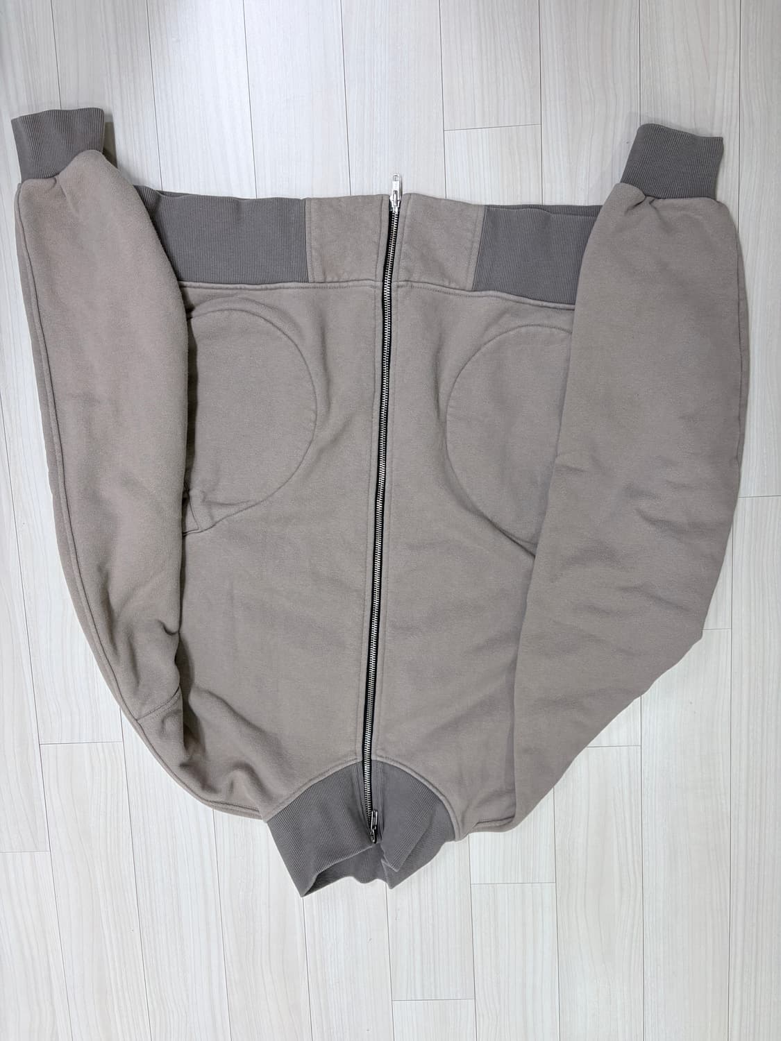 프리즘웍스 헤비 스웻 탱크 자켓 카키 브라운 상품이미지2