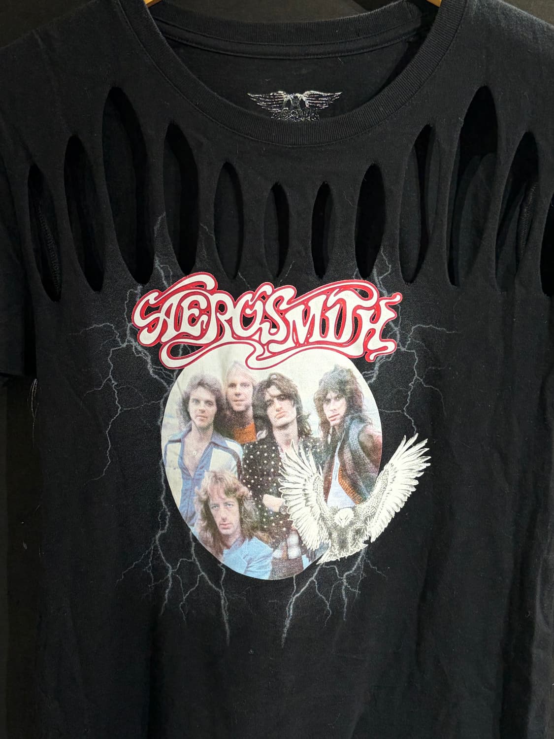 Aerosmith 갸루깔 밴드 락 티셔츠 M 상품이미지8