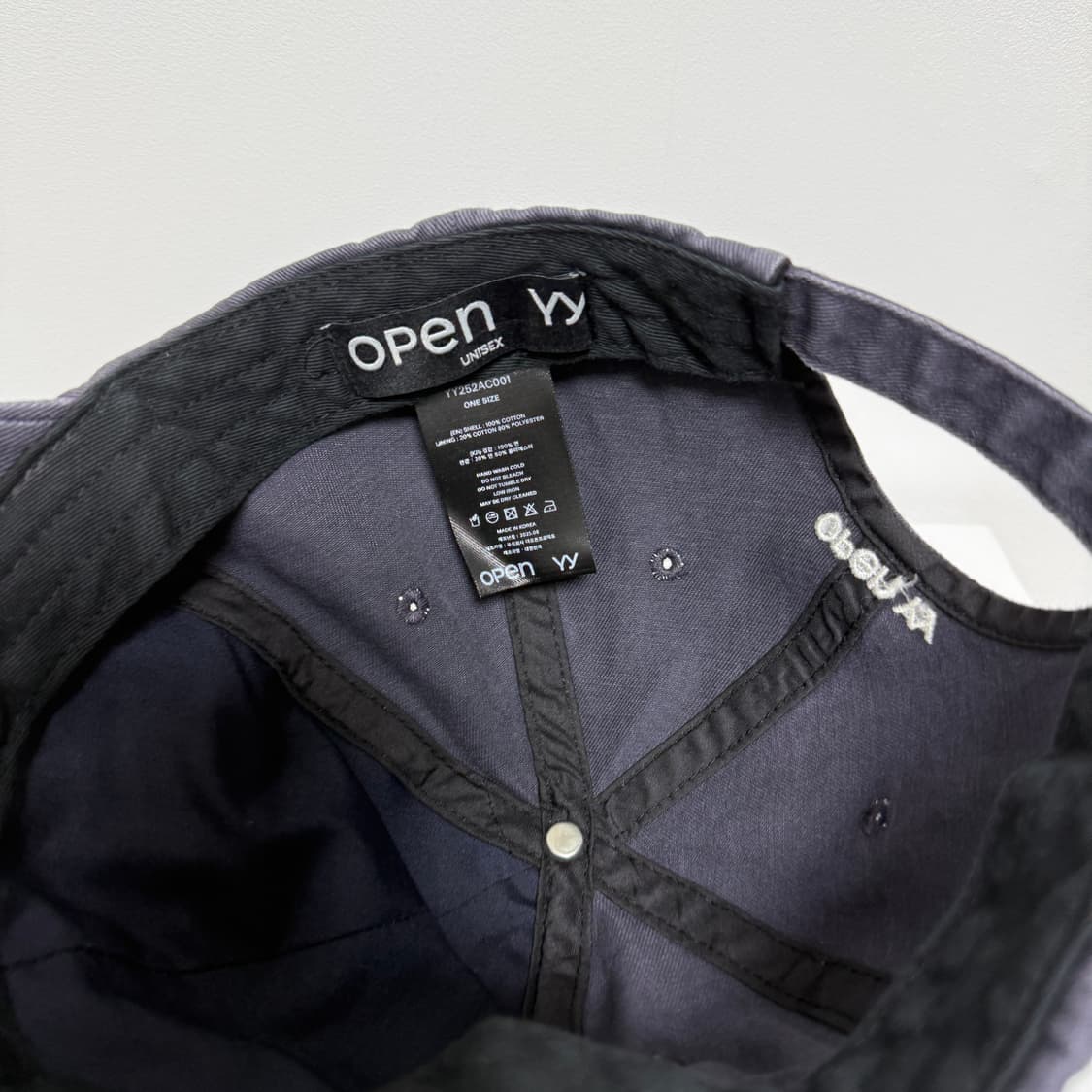 오픈와이와이 하트 본 볼캡 모자 상품이미지7