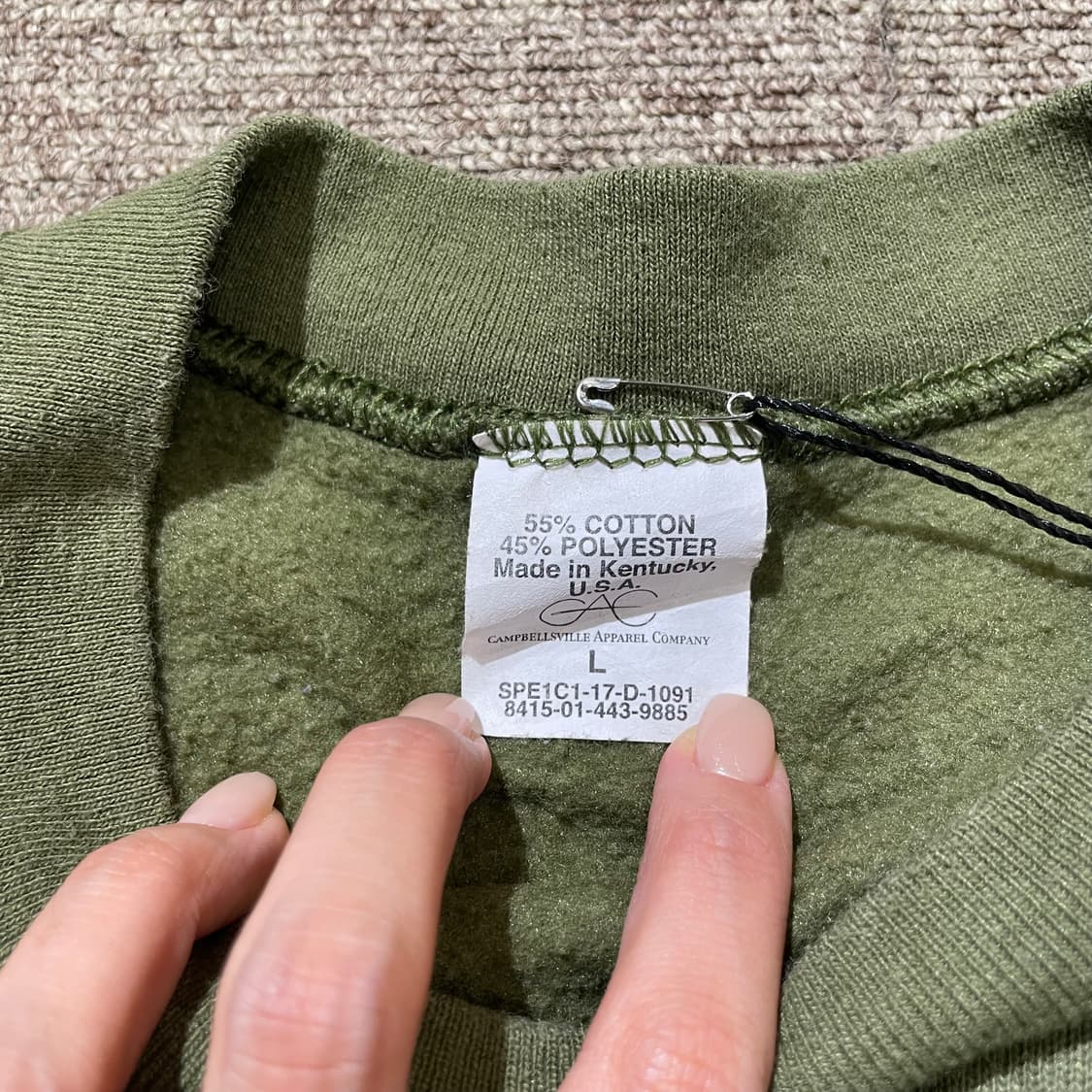 (L) USA USMC 밀리터리 미해병대 스웻셔츠 맨투맨  상품이미지6