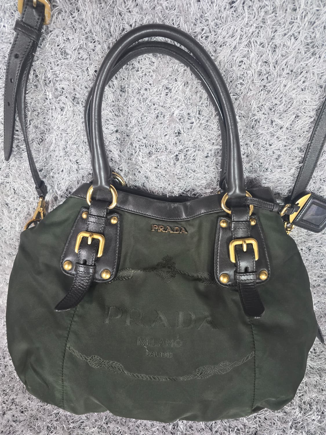 프라다 나일론 금장 토트백 숄더백 상품이미지2