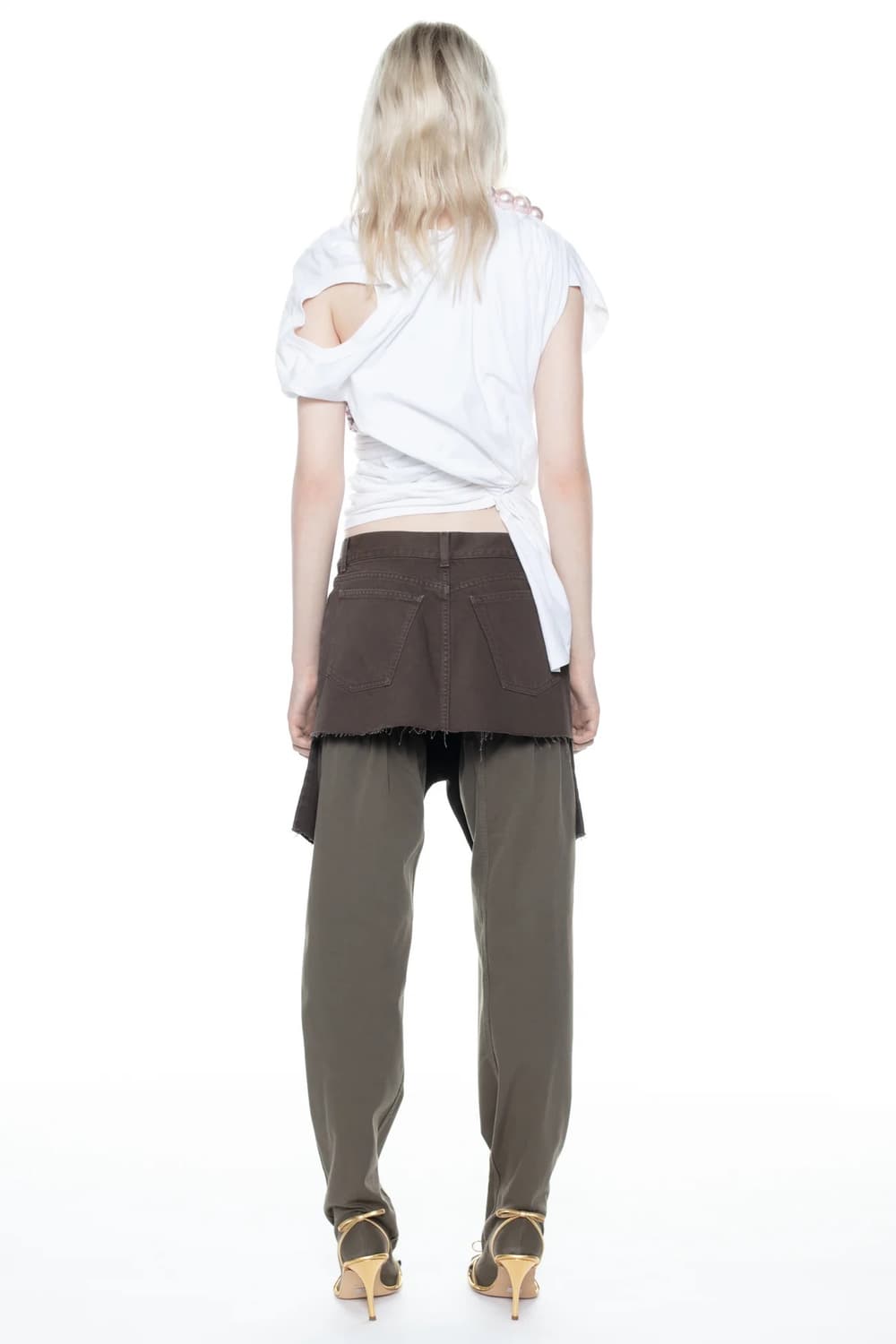 [S,M]어거스트 바론 All-in DISPLAY 데님 쇼츠/브라운 상품이미지8