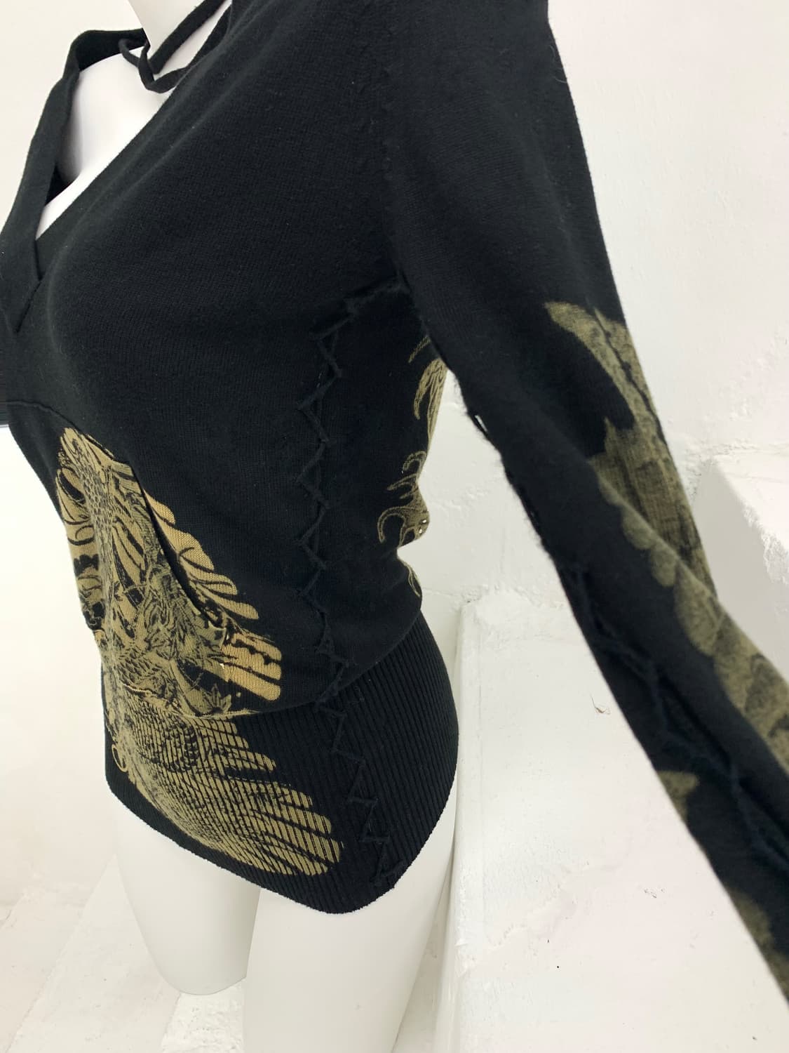 Ed Hardy oriental detail slim fit hoodie 상품이미지10