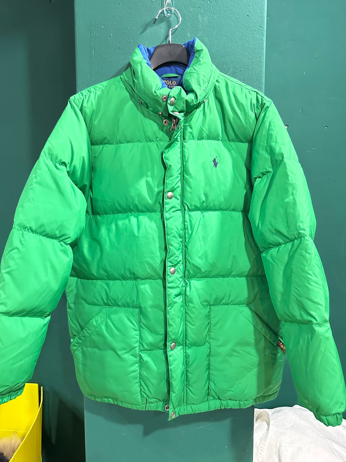 폴로 푸퍼패딩 그린XL 상품이미지1