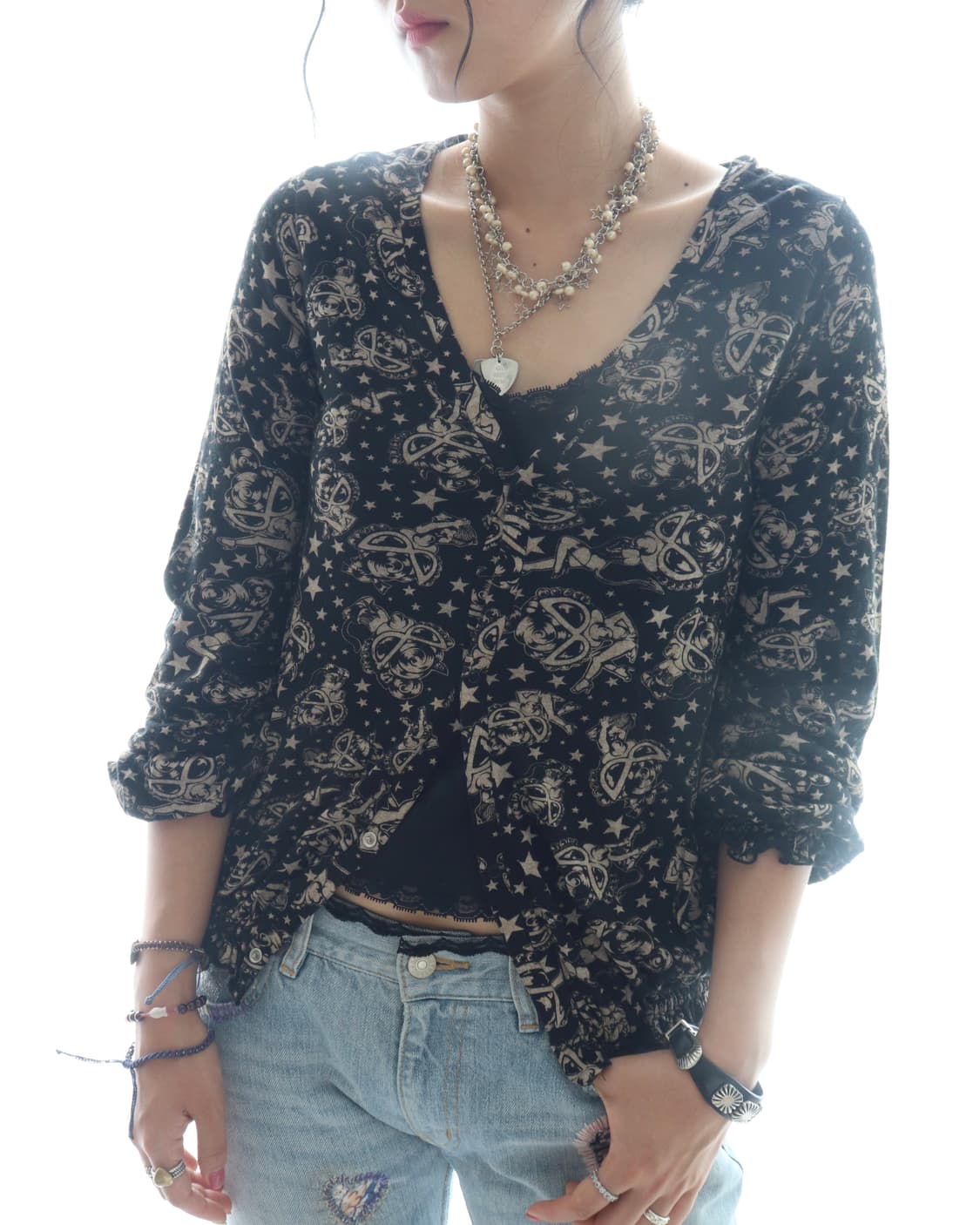 [Hysteric Mini] Star Baby Doll Cardigan 상품이미지3