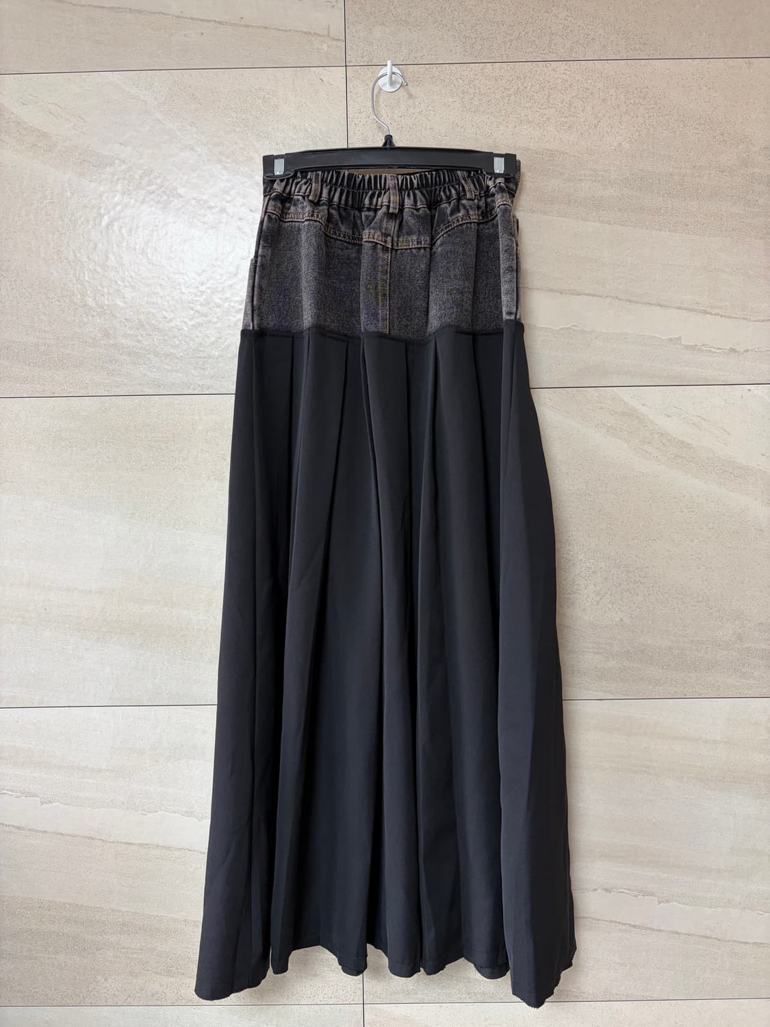 Vintage Denim point long skirt 상품이미지2