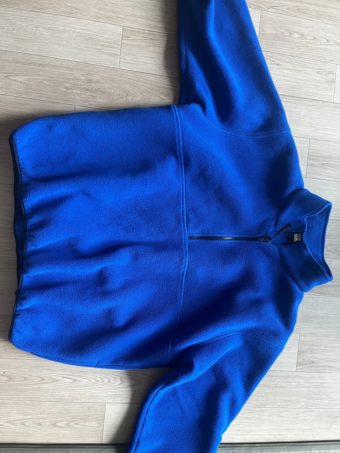 엘엘빈 아웃도어 플리스 하프집업 블루 XL 상품이미지1