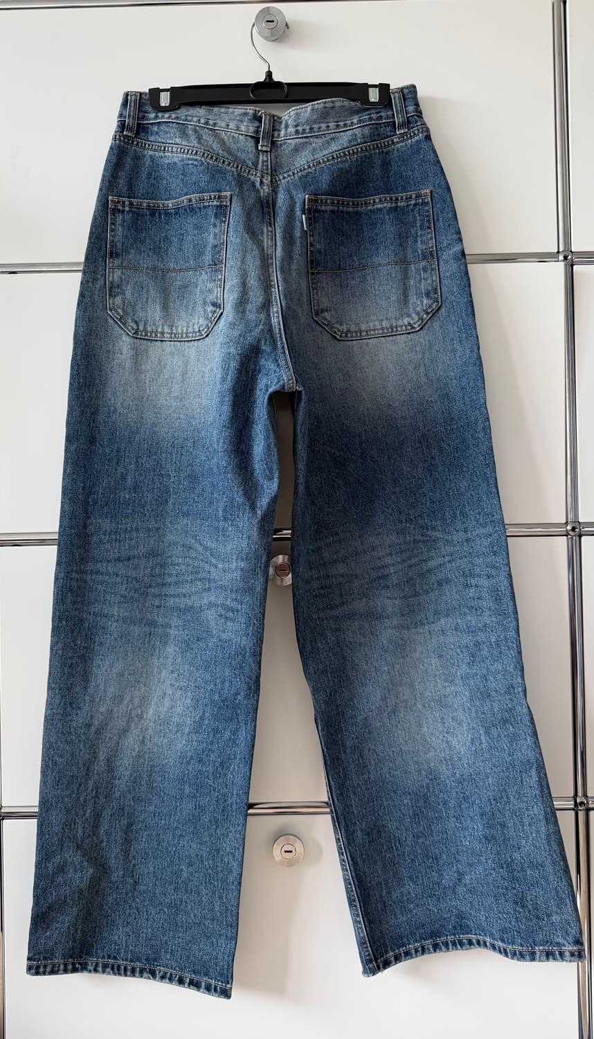 해칭룸 밑단 스냅 청바지 (새제품) 상품이미지3