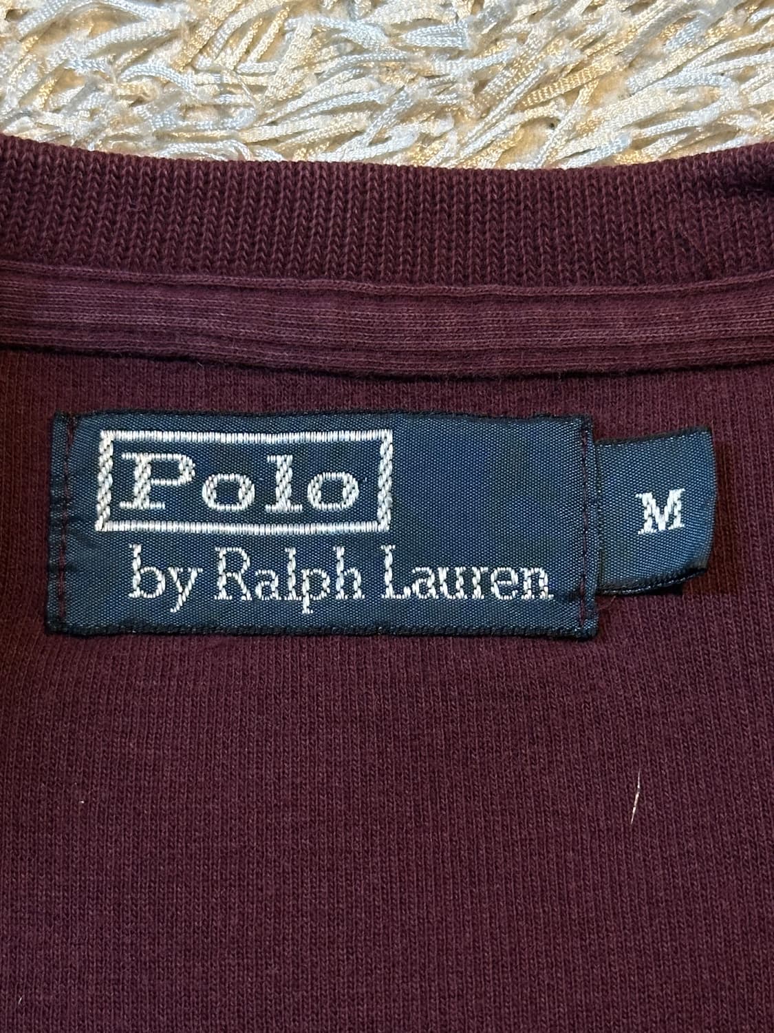 폴로 랄프로렌 블루포니 맨투맨 버건디 상품이미지5