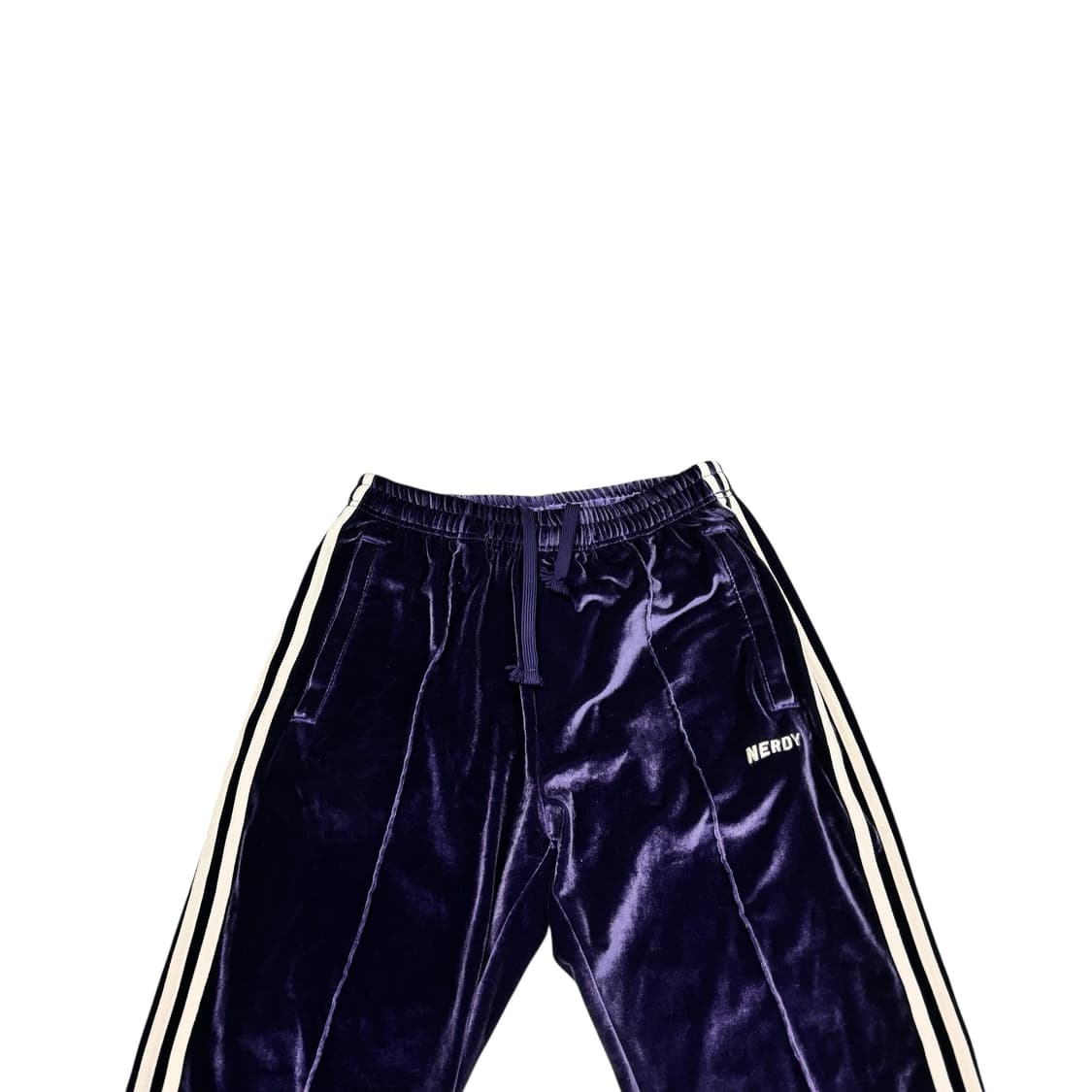 널디 퍼플 벨루어 트랙 팬츠 상품이미지2