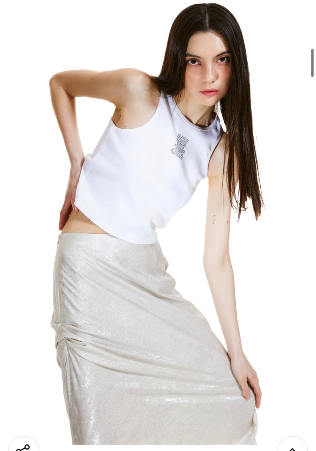 쓰리투에이티 LETTERING GRAPHIC SLEEVELESS 상품이미지1