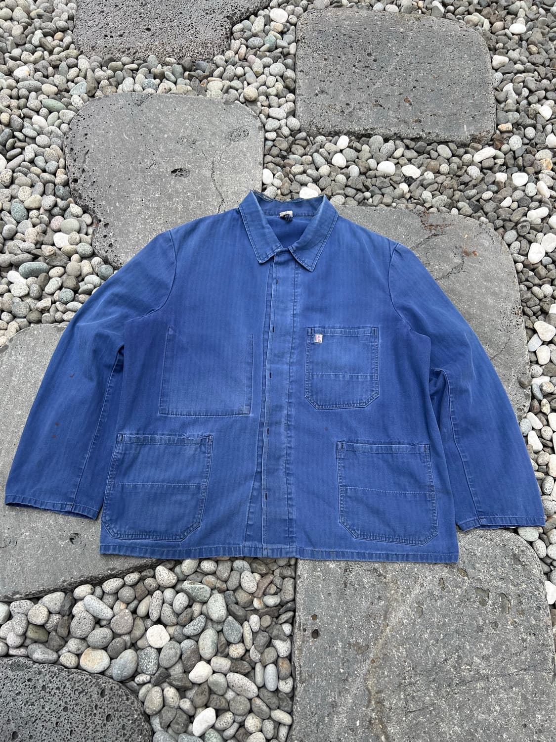 HARD FADED VINTAGE HBT 헤링본트윌코튼 프렌치워크자켓 상품이미지1
