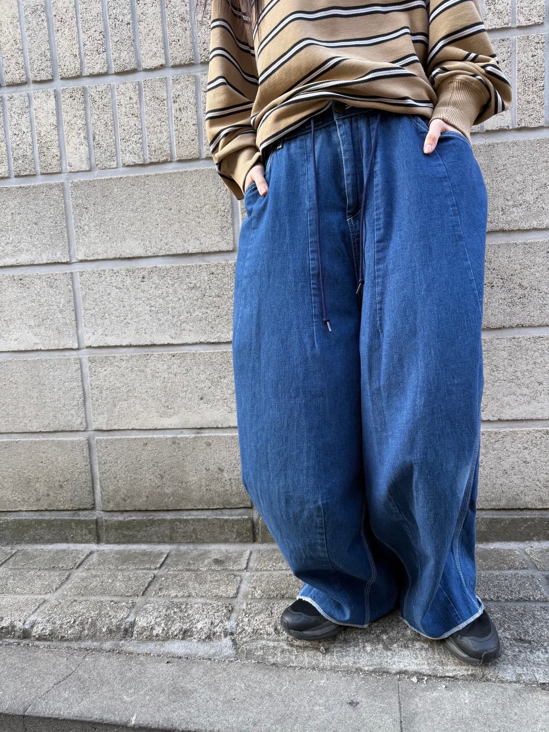 니들스 HD 데님 벌룬팬츠 상품이미지4