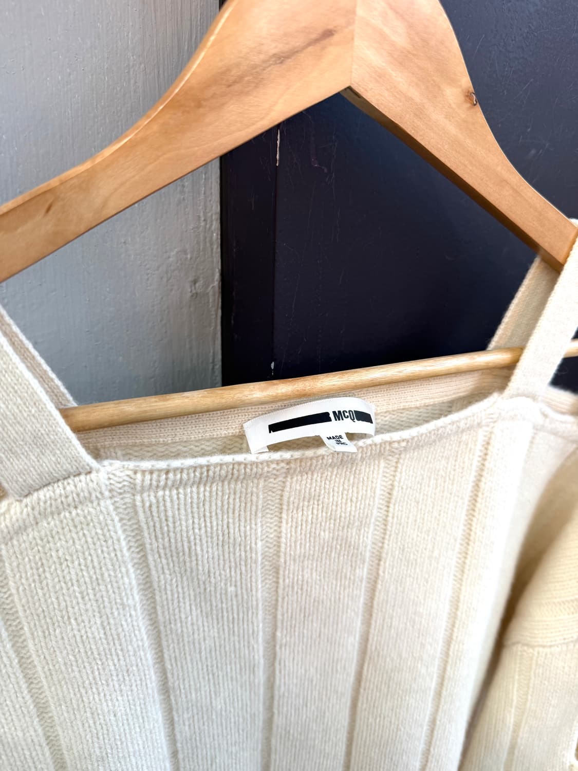 XS/ 알렉산더맥퀸 컷아웃 캐시미어 블랜딩 니트 상품이미지5