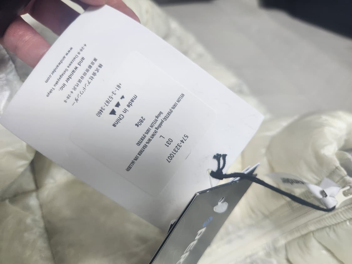 And Wander Diamond Stitch Down 자켓 (L) 상품이미지5