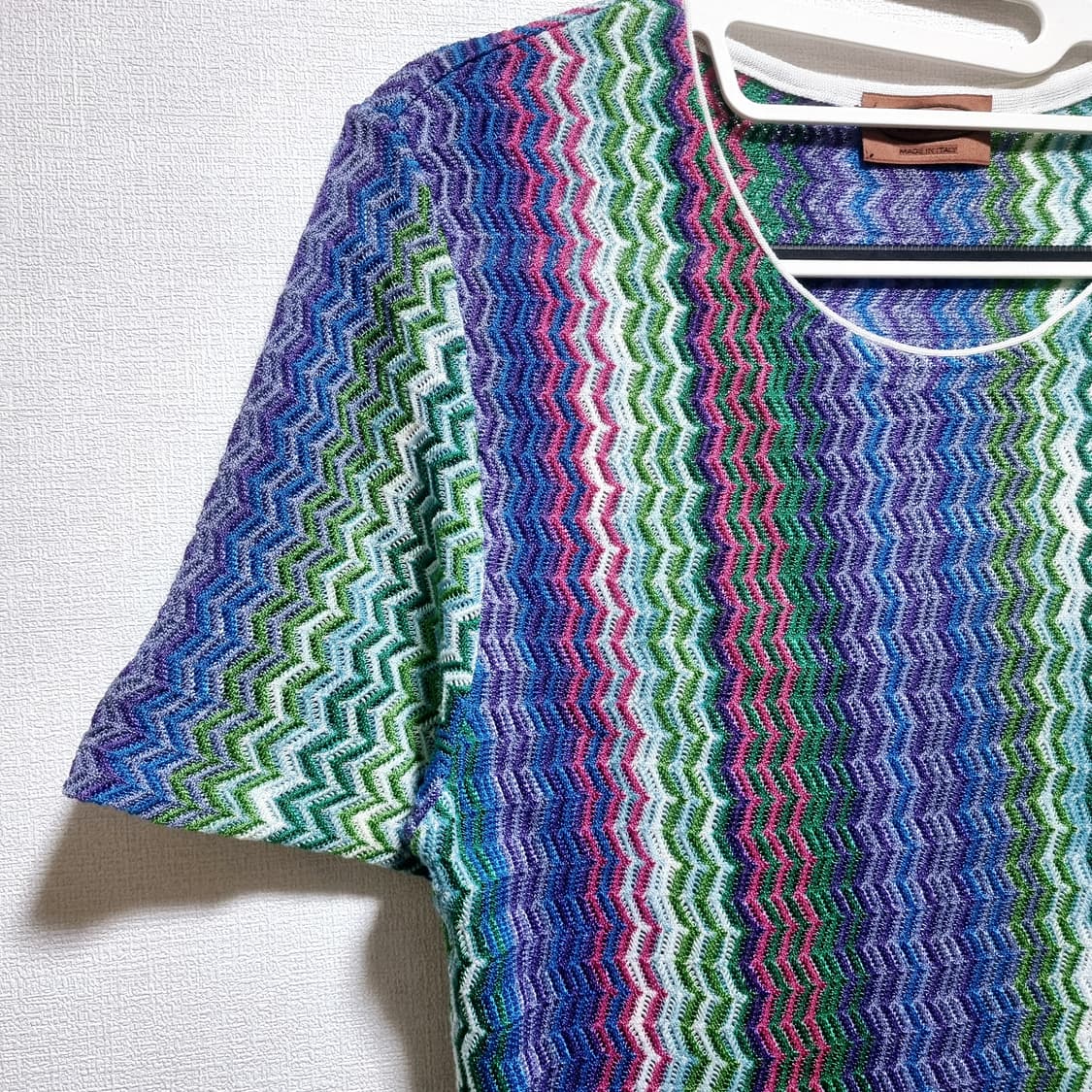 MISSONI 미쏘니 숏슬리브 니트 (55) 상태완벽 상품이미지3