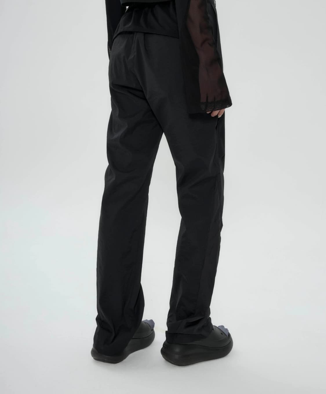 OJOS 메쉬 파팅 나일론 팬츠 블랙 2 Mesh Parting  상품이미지6