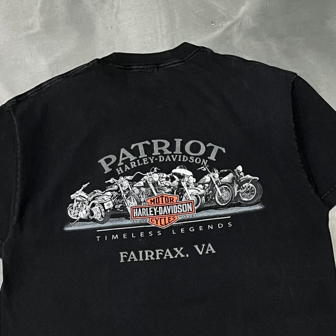  할리데이비슨 프린팅 반팔티 y15702 상품이미지4