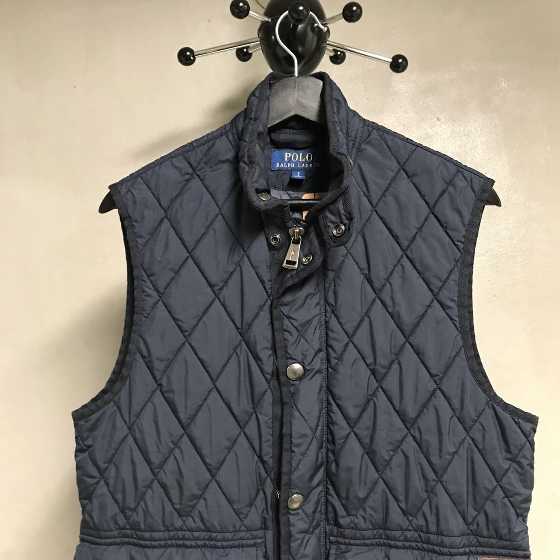 폴로 랄프로렌 퀄팅 베스트 네이비 S 상품이미지2