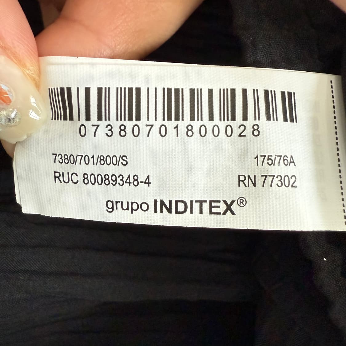 [US S] 자라 남성 백포켓 플리츠 밴딩 팬츠 바지 블랙 3704 상품이미지4