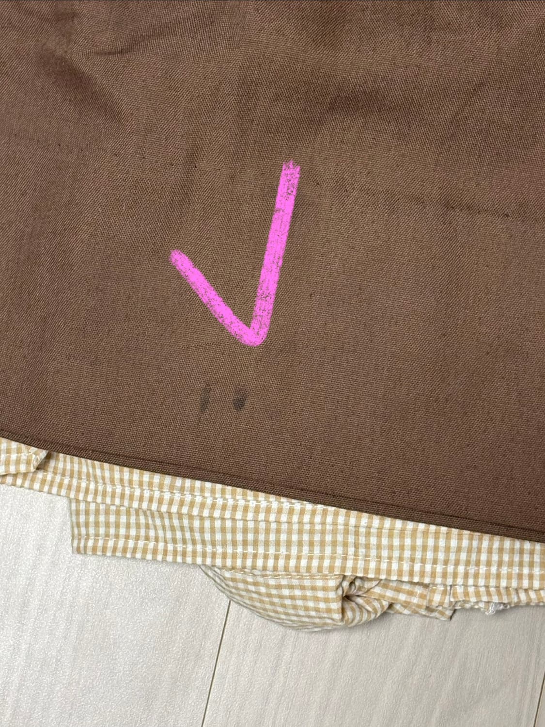 브라운 꽃 치마 상품이미지4