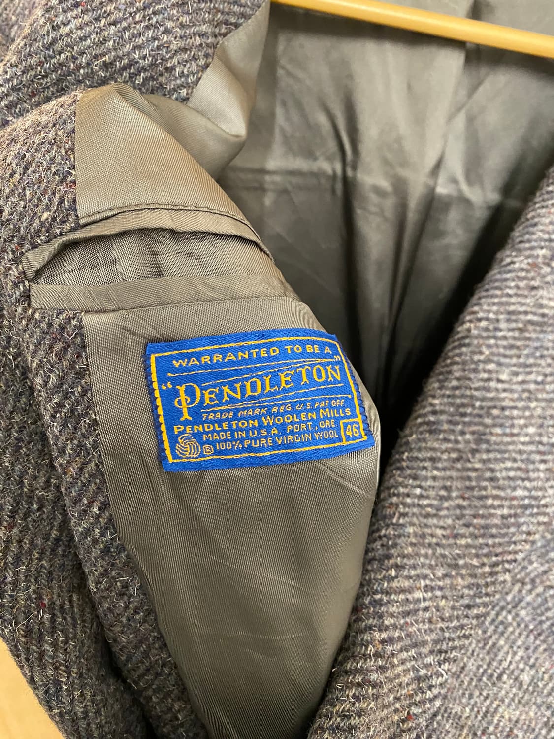 70~80's PENDLETON belted back jacket 펜들턴 상품이미지8