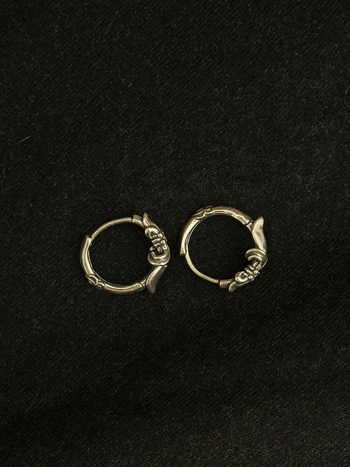 Blooming Arc 925sipver Hoop earring 상품이미지3