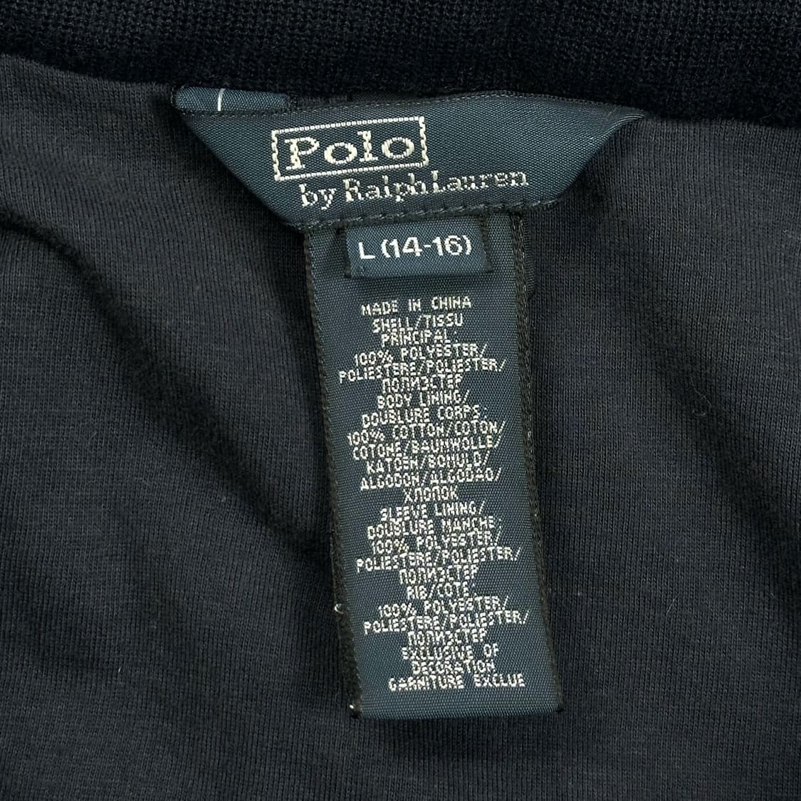 폴로 랄프로렌 포니 키즈 네이비 블루종 자켓 (실측 M 여성추천) 상품이미지5