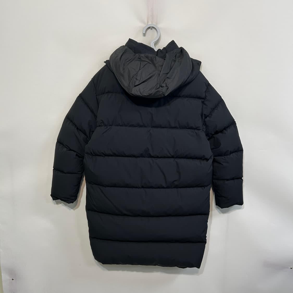 휠라 여성 구스다운 롱패딩 90 블랙 상품이미지2