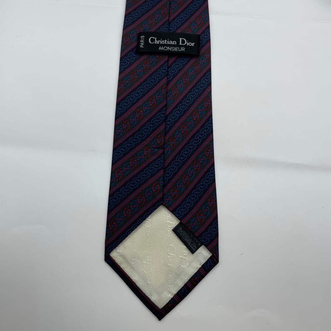 827) (Christian DIOR) 크리스찬 디올 패턴 넥타이 상품이미지2