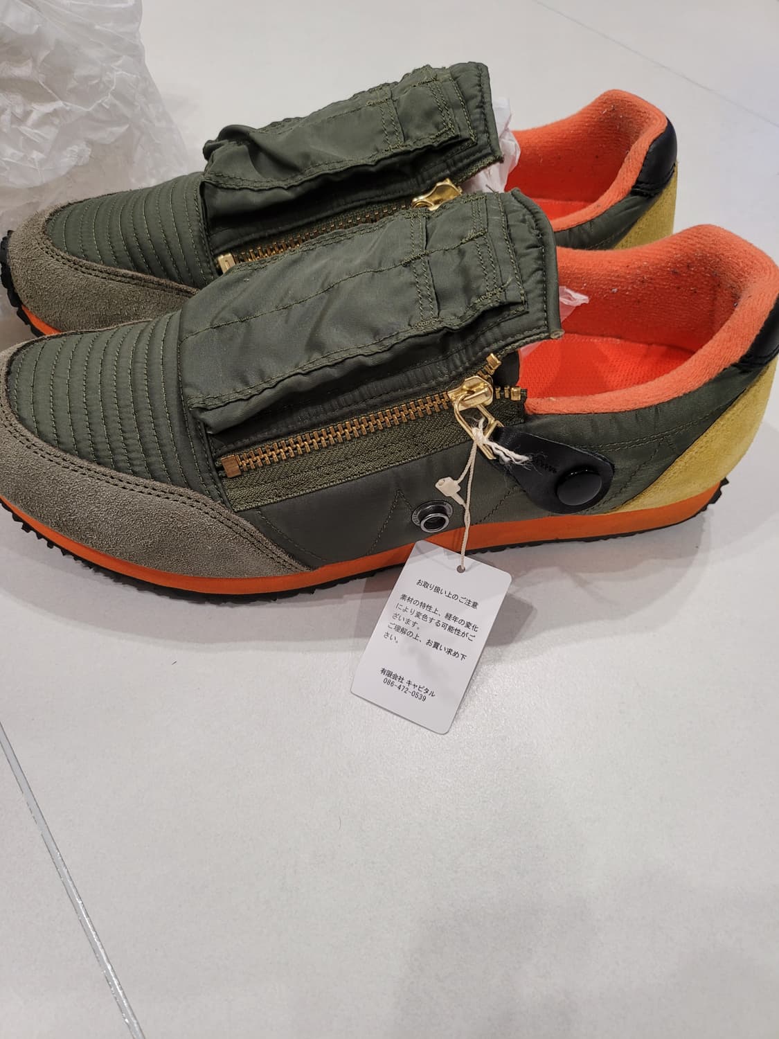 4 사이즈 캐피탈 KAPITAL  MA-1 카키  상품이미지3